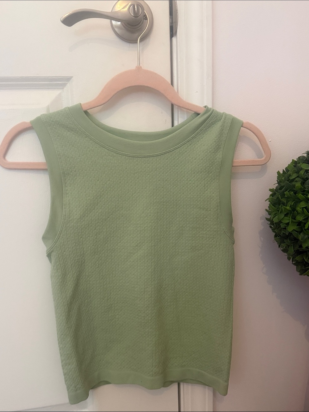 Dry Goods Women's Sleeveless Ribbed Tank Top - Sage Green